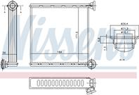 NS73980_радиатор печки! VW Golf 1.2-2.0TFSi/TDi 1