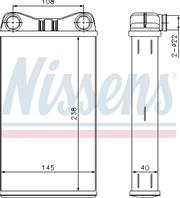 NS70227_радиатор печки! Audi A4/S4 all 00&gt