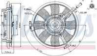 Вентилятор  охлаждение двигателя VW/Audi/Skoda 95-