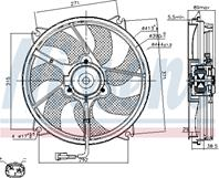Ns85606_вентилятор охлаждения!citroen c8 2.0-3.0