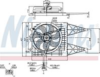 NS85249_вентилятор охлаждения! Audi A3 1.8T/1.9TD