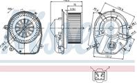 Ns87030_вентилятор отопителя! audi a4  vw passat 