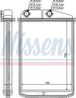 NISSENS 73989 Радиатор отопителя PEUGEOT BOXER 2.2D 06-