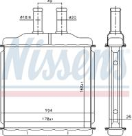 NS76509_радиатор печки! Chevrolet Lacetti  Daewoo