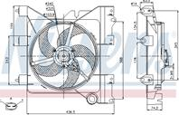 NS85316_вентилятор охлаждения! Citroen Xsara 2.6-