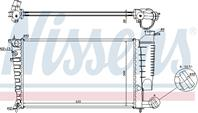Ns635181_радиатор системы охлаждения! citroen xsa