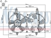 Ns85280_вентилятор охлаждения! nissan maxima qx 2.0-3.0i 24v 00-03