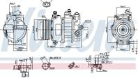 NS89031_компрессор кондиционера! Opel Zafira A 1.6-1.8i 98&gt