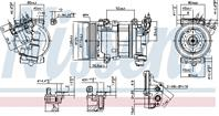 Компрессор citroen c4 ii 11/09-   peugeot 308 9/07- (denso) 890051