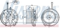 NS87256_вентилятор отопителя! Skoda Octavia  VW Golf VII 12&gt