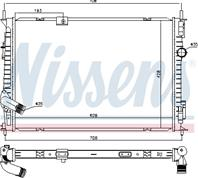 Ns68733_радиатор системы охлаждения! nissan qashq