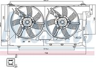 NISSENS ВЕНТИЛЯТОР РАДИАТОРА CITROEN BERLINGO 1.1 I MAN A/C+ 1996/07>