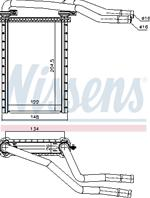 NS73991_радиатор печки! Suzuki SX-4  Fiat Sedici