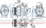 NS89039_компрессор кондиционера! MB W203 1.8-3.2 00&gt