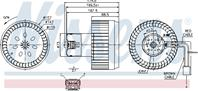 NS87123_вентилятор отопителя! RHD\ Volvo XC 90 02>