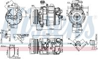 NS89599_компрессор кондиционера! BMW E84/E90 2.5/