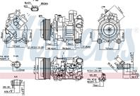 Компрессор системы кондиционирования BMW