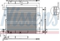 NISSENS 94897 Конденсер W164/W251 06- (MS5406)