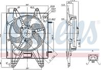 46539871 вентилятор радиатора fiat bravo/brava/marea 1.6 i 16v man/a