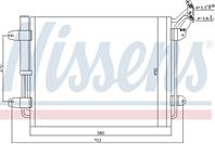 NISSENS 940138 Конденсер VW TIGUAN 1.4/2.0 TSI/TDI 07-
