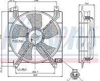 NS85353_вентилятор охлаждения! Chevrolet Lacetti 1.4-1.8 05&gt