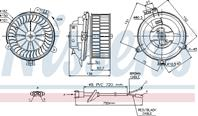 Ns87153_вентилятор отопителя! mb w124/s124 2.0-4.