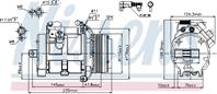 NS89077_компрессор кондиционера! BMW X5 E53 3.0/4.4 00&gt