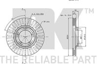 Диск торм mit l300 l400 space gear 2.0 2.4 2.5td 94-05 пер вент 254x24