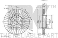 203932NK_диск тормозной передний! 16 wheel Rena