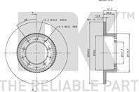 Диск тормозной задний (290x12,6mm) / LAND ROVER Defender,Discovery-I/II,LAND ROV