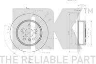 Диск торм lex rx 3.0 00-03 288x10 зад не вент