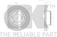 Диск тормозной передний toyota land cruiser 200  lexus lx570 2045171