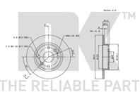 Диск тормозной MAZDA 323 89-94/MX-5 90-98 задний D=231мм.