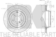 Диск тормозной задний (354x20mm) / LAND ROVER RANGE ROVER-III 02~12