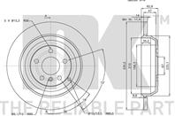 Диск торм mer w164/w251 3.0cdi/3.5/5.0 05- зад не