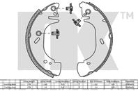 Барабанные тормозные колодки задние 2725571 от компании NK
