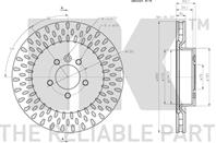 Диск тормозной передний с антикорозийным покрытием (360x30mm) / LAND ROVER Discovery-IV,RANGE ROVER