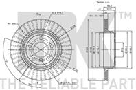 Диск тормозной задний с антикорозийным покрытием (320x20mm)