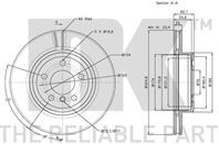 Диск тормозной high carbon bmw x3 01/04 -