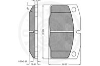 Колодки тормозные дисковые передние 9360 от фирмы OPTIMAL