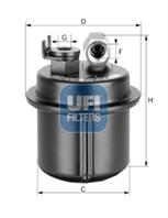 Топливный фильтр ufi