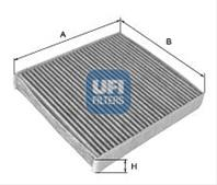 Active carbon cabin air filter