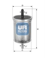Топливный фильтр UFI