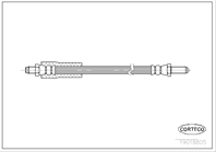 Corteco тормозные шланги 374 ford