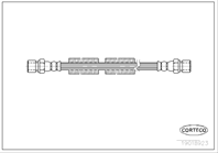 Тормозной шланг пер. VW LT/T2 1.6-2.0 &lt96 L 337