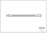 CORTECO Тормозной шланг задний 270 Iveco Daily 01/2001-