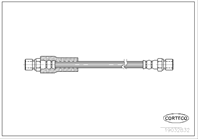 Тормозной шланг передний (460mm)