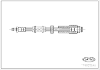 CORTECO Тормозной шланг