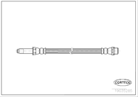 Тормозной шланг пер. MB Sprinter 95&gt  VW Crafter 0