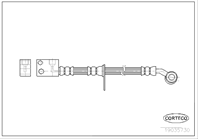 Шланг тормозной передн лев HONDA: CIVIC VIII 06-12